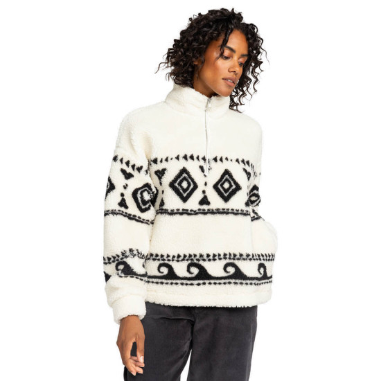 Roxy Γυναικεία fleece μπλούζα Treasure Soul - Half Zip Polar Pullover